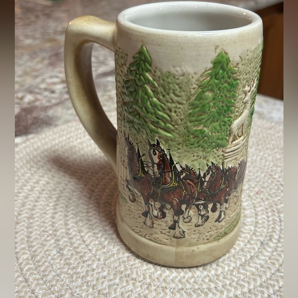 Budweiser Other - 1976 Budweiser Champion Clydesdales Stein Ceramarte made in Brazil